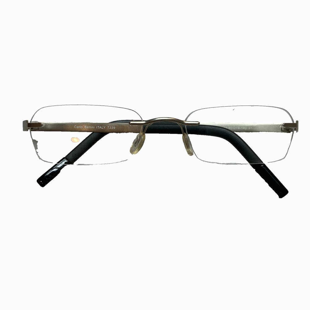 Carlo Bellini 7339 Titanium Rectangular 50-19 140  Eyeglasses